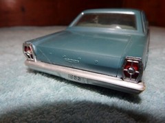 1965 Ford Galaxie 500XL Hardtop Original Dealer Promo Model Car