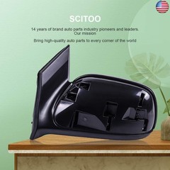 SCITOO Driver Side View Mirror Fit For 2006-2011 For Honda Civic DX EX LX Si