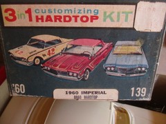 😛😛VINTAGE SMP 8860 1960 Chrysler Imperial HT Annual 3-in-1 Unbuilt KIT 1/25