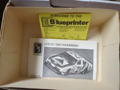 1990 AMT ERTL Citgo Thunderbird Model Car 1/24 Scale #6733 Partially Built #21