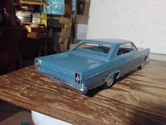 1965 Ford Galaxie 500 XL METALLIC BLUE PROMO Model Car