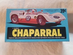 Vintage 60’s Chaparral Palmer 1:32 Model Kit Unbuilt complete in box! #392