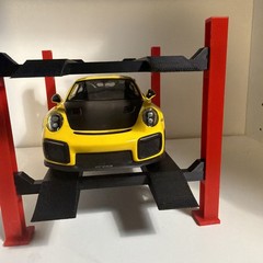 4 post 2 Level model car lift 1:24 1:25 scale KIT Assembly required. Paintable!