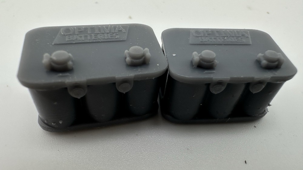 2 “red” top Optima batteries DETAILED