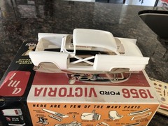 Vintage Original Amt 1956 Ford Victoria Haulin Henry #2156 Trophy Series Kit