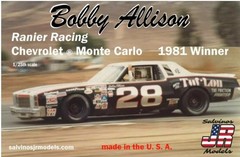 BASSETT STYLE RACING WHEELS from 77 Chevy Monte Carlo Salvinos JR 1:25 Model Kit