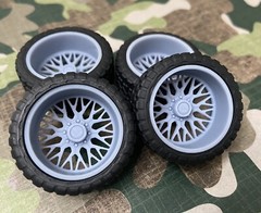 Resin 24-in. “Ignition” Truck wheels with 32 in. offroad tires ,1/24,1/25