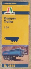 1/24 Dumper Trailer (Open or Closed) Italeri #3845 Factory Sealed MISB