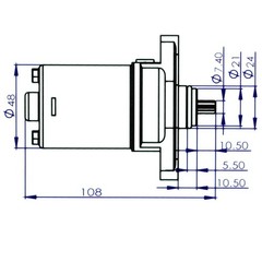 GY6 49cc 50cc 80cc 100cc Durable Starter Motor with Wire for 4-Stroke 139QMA …