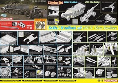 Dragon 6918 1/35 Sd.Kfz.7 8t Halftrack w/sFH18 Howitzer Precision Upgrade Ver.