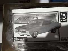 1:25 AMT ERTL 1969 OLDSMOBILE 4-4-2 W-30 MODEL KIT 2 IN 1 New Open Box 8232