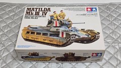 Tamiya Matilda Mk.III British Infantry Tank No.300 1/35th Scale 2009 – Open Box