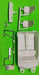 1970 Dodge Coronet Super Bee 1/25 MPC Interior Tub Pistol Grip Shifter Seat Dash