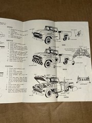 1960’s AMT 1960 Texaco Ford F-100 Pick-Up Truck 3-in-1 Model Kit Instructions