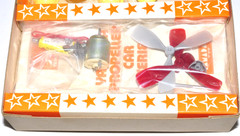 Rare 1970s Yamada Jupiter M-1 Propeller Car Motorized Model Kit Japan NOS VTG JP