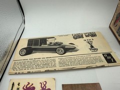 Vintage AMT George Barris SURF WOODY / Original 2166-200 / Model Kit + Signature