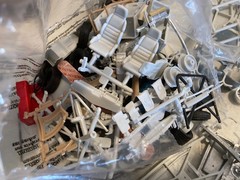 Lot of 5 1/25 Scale Model Kit Cars AMT 940 Ford Coupe Monogram Buick Charger