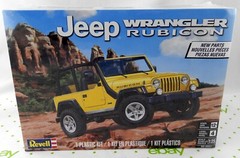 1:25 Scale Jeep Wrangler Rubicon Plastic Model Kit – Revell #85-4501