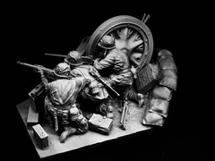 1/16 Scale 120mm Die-Cast Resin Figure Model Kit 101st Airborne Division Fire…
