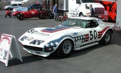 #48 or #50 Greenwood Corvette 1971 Stars n Stripes 1/24th – 1/25th Scale Decals