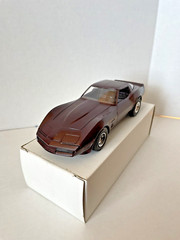 1982 Chevrolet Corvette Promo Car Dark Claret with Original Box