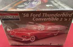 Monogram ’58 Ford Thunderbird Convertible 2’n 1 Factory Sealed 1/24 Scale