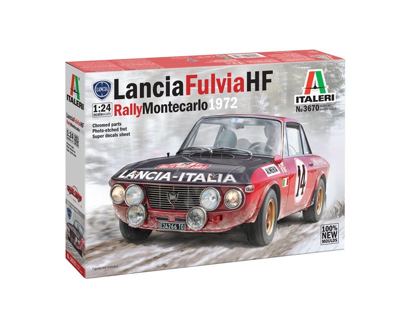 Italeri 1/24 Lancia Fulvia HF Rally Classic and Modern Car