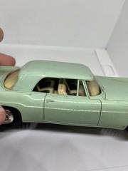 1956 A.M.T. FRICTION LINCOLN CONTINENTAL Mint Green PROMO CAR Metal Plastic Used