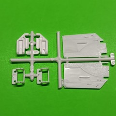 57 1957 Chevy Bel Air Hardtop 1/25 Body Hood Door Hinges OLD REVELL TOOL Model