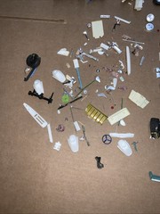 VINTAGE SALVAGE LOT OF 20 MODEL CARS PARTS OR RESTORE W/ Parts Pile BROKEN READ!