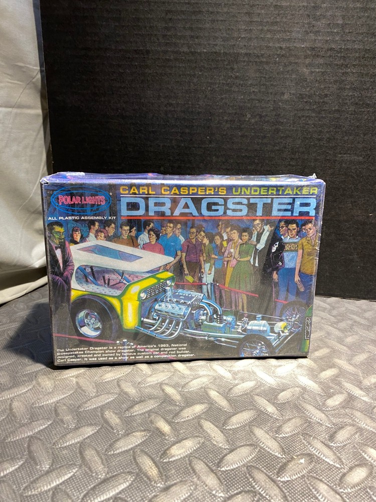 1:25 POLOR LIGHTS MODEL KIT CARL CASPER’S UNDERTAKER DRAGSTER (FACTORY SEALED)