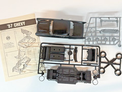 Vintage-Revell 1957 Chevy Snap Together 1:32 Model Kit #1101 1979
