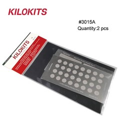 KILOKITS 2PCS Static Grass Planting Template Tool Railway Scenery 1/35 1/72 1/87