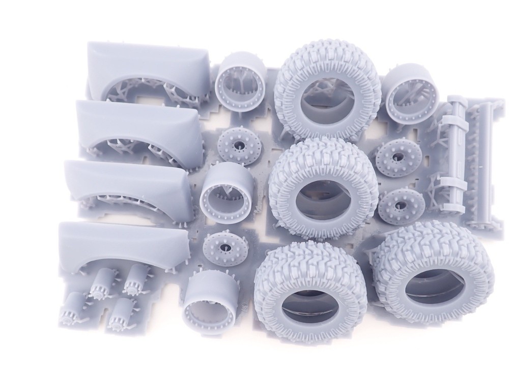 1/25 2021 Bronco Body Kit With wheels 3d Printed