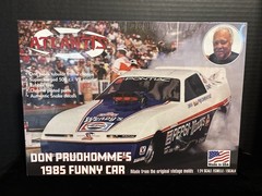ATLANTIS M2711 DON PRUDHOMME’S 1985 FUNNY CAR MODEL KIT-NIB-1:24 SCALE
