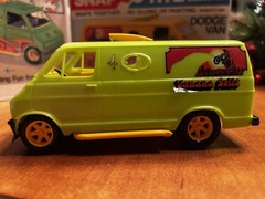 1975 Monogram Snap-Tite Snaptight Dodge Van “Vanana Split” with Advertisement