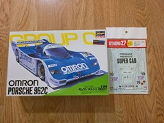 1/24th Hasegawa Porsche 962C Omron/Super Cad