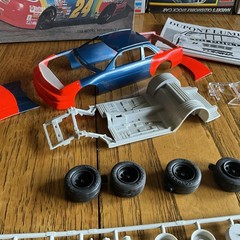 Built Model Car, 1993 Amt Stock Car STARTED, INCOMPLETE, MODIFIED