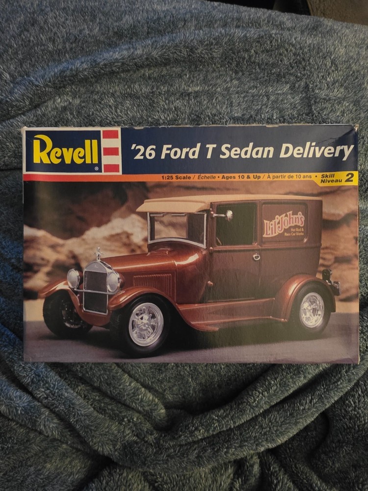 ’25 Ford Sedan Delivery model car kit by revell 1/15 scale sealed bag of parts