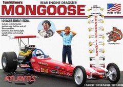 Atlantis M7529 Tom McEwen’s Rear Engine Dragster Mongoose model kit