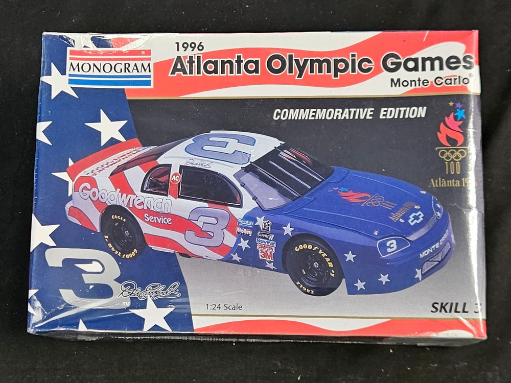 1996 Revell-Monogram Atlanta Olympic Games Monte Carlo Model Dale Earnhardt New
