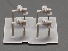 4 off, 3D Print Resin, Model Car Mechanical Fuel Pumps, Various Scales