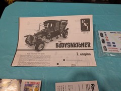 1/25 AMT Graveyard Ghoul Duo, 1969, Bodysnatcher & Overtaker SEALED INSIDE.