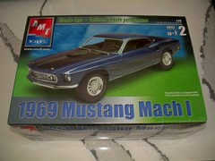 Vintage 2005 AMT ERTL 1969 Mustang Mach 1 Model Kit 1:25 New Sealed Kit # 31937