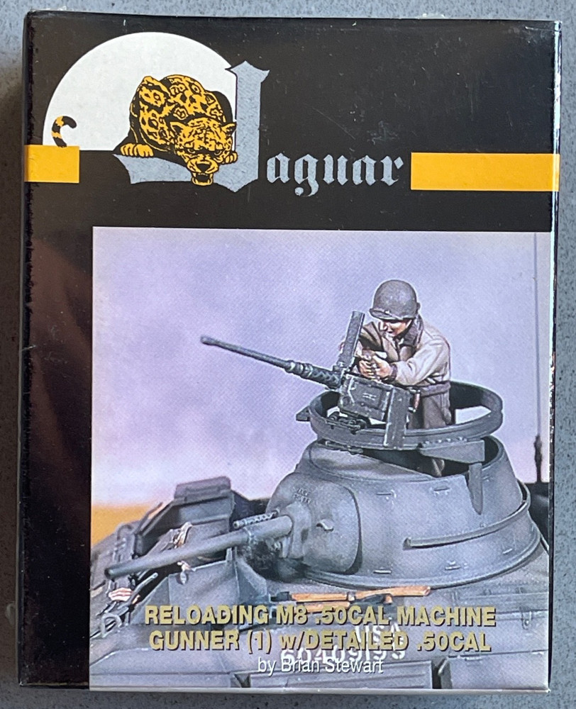 Jaguar 63097 Reloading M8 .50Cal Machine Gunner Detailed 1:35 Scale Model 1/35
