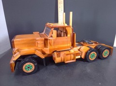 Intricate Wooden Pacific P-12 or Hayes Logging Truck- High Quality