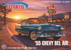 Atlantis 1/25 1955 Chevrolet Bel Air Plastic Model Kit #1374