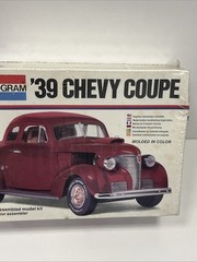 Vintage 1979 Monogram 1939 39 Chevy Coupe 1/24 Scale Car Model Kit 2256 NEW