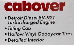 AMT 1/25 KENWORTH AERODYNE CABOVER TRANSPORT TRUCK MODEL KIT # 1463 F/S NEW!