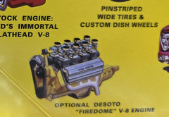 1953 Ford Pickup DESOTO HEMI ENGINE 1:25 Scale AMT NEW Model Kit PARTS